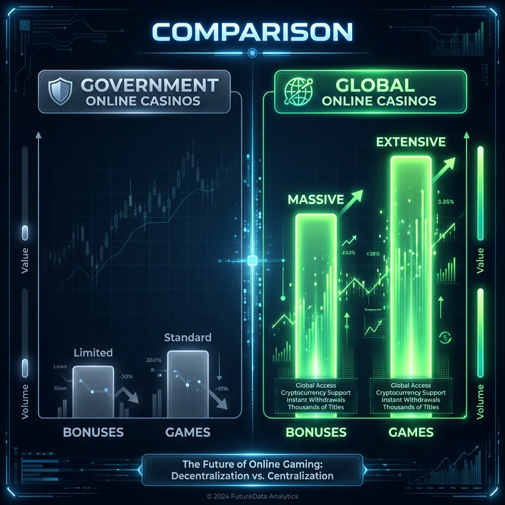 Chart comparing PlayNow BC features with top alternative casino sites